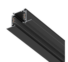 Шинопровод шестиконтактный встраиваемый трехфазный со стыковочными пазами (круглые медные жилы), 3м Lightstar Quattro/DALI/ 503038-R-DALI