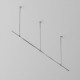 Основание Long прямое на жестких подвесах для трековых светильников Maytoni Technical Flarity TFC-Flar-L01-PT