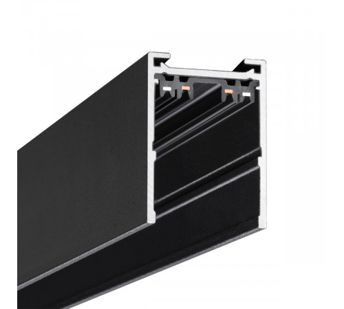 Шинопровод накладной/подвесной в комплекте заглушки 2шт, крышка и соединительная планка 1шт Novotech Port Vector 135300