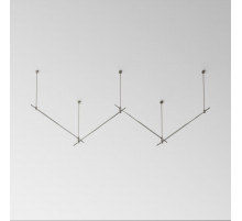 Основание Long двухуровневое на жестких подвесах для трековых светильников Maytoni Technical Flarity TFC-Flar-L02-PT