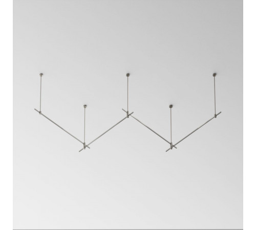 Основание Long двухуровневое на жестких подвесах для трековых светильников Maytoni Technical Flarity TFC-Flar-L02-PT