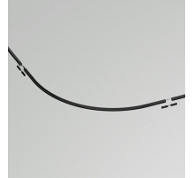 Коннектор радиусный D900 накладной Levity Maytoni Technical TRA184-R900-11B-1