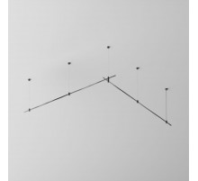 Основание двухуровневое на тросовых подвесах Hang для трековых светильников Maytoni Technical Flarity TFC-Flar-H06-B