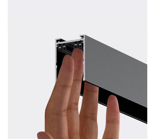 Шинопровод накладной/подвесной в комплекте заглушки 2шт, крышка и соединительная планка 1шт Novotech Port Vector 135299