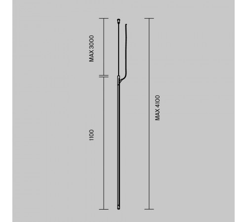 Шинопровод Maytoni Technical Busbar trunkings Arity TRX233-VL-1B