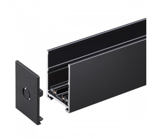 Шинопровод накладной/подвесной в комплекте заглушки 2шт, крышка и соединительная планка 1шт Novotech Port Vector 135301