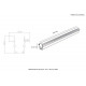 Шинопровод встраиваемый магнитный Crystal Lux Space CLT 0.123 02 L2000 BL