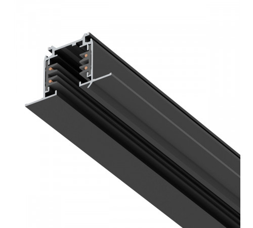 Шинопровод четырехконтактный трехфазный встраиваемый со стыковочными пазами (круглые медные жилы) 2м Lightstar Quattro 503028-R