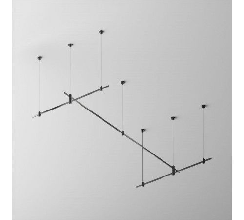 Основание двухуровневое на тросовых подвесах Hang для трековых светильников Maytoni Technical Flarity TFC-Flar-H07-B