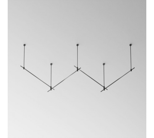 Основание Long двухуровневое на жестких подвесах для трековых светильников Maytoni Technical Flarity TFC-Flar-L02-B