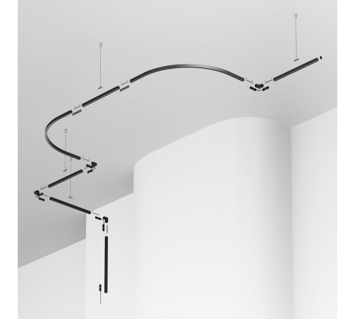 Шинопровод магнитный накладной/подвесной Maytoni Technical Busbar trunkings Levity TRX184-111B-1