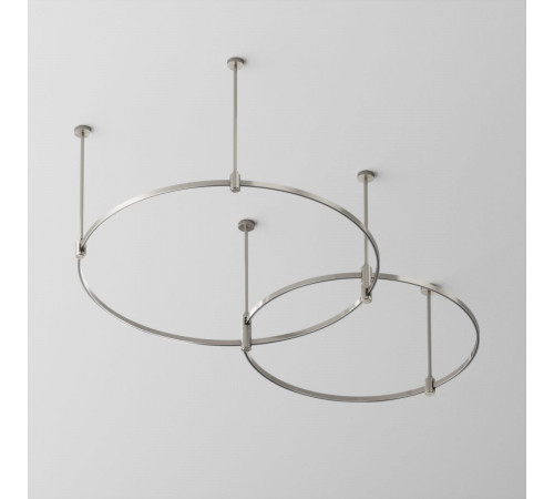 Основание Medium круглое двухуровневое на жестких подвесах для трековых светильников Maytoni Technical Flarity TFC-Flar-M01-PT