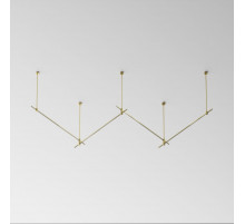 Основание Long двухуровневое на жестких подвесах для трековых светильников Maytoni Technical Flarity TFC-Flar-L02-BS