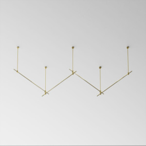 Основание Long двухуровневое на жестких подвесах для трековых светильников Maytoni Technical Flarity TFC-Flar-L02-BS