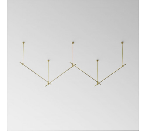 Основание Long двухуровневое на жестких подвесах для трековых светильников Maytoni Technical Flarity TFC-Flar-L02-BS