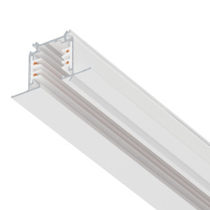 Шинопровод четырехконтактный трехфазный встраиваемый со стыковочными пазами (круглые медные жилы) 2м Lightstar Quattro 503025-R