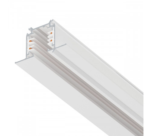 Шинопровод четырехконтактный трехфазный встраиваемый со стыковочными пазами (круглые медные жилы) 2м Lightstar Quattro 503025-R