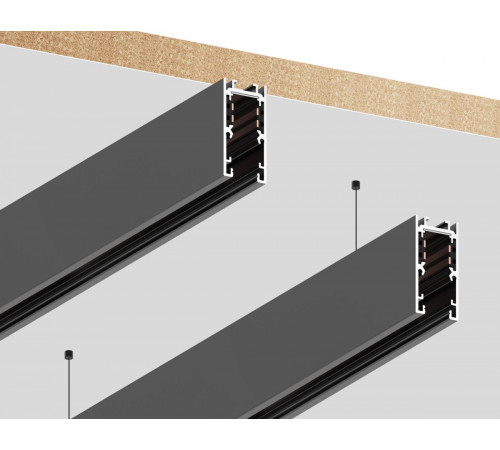 Шинопровод низковольтный накладной с торц. Заглушк. 2шт Ambrella Light Track System GL1919
