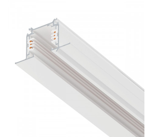 Шинопровод шестиконтактный встраиваемый трехфазный со стыковочными пазами (круглые медные жилы), 3м Lightstar Quattro/DALI/ 503035-R-DALI