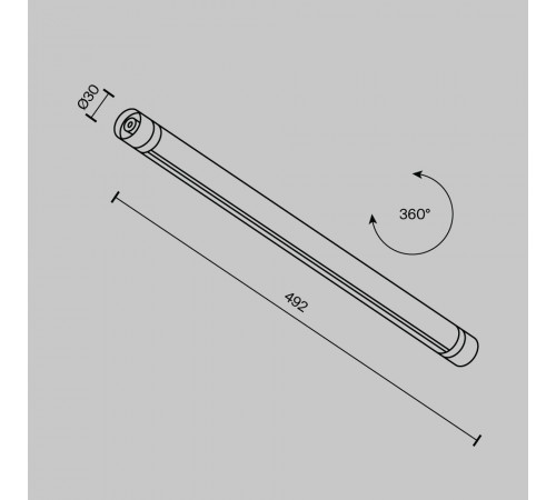 Шинопровод накладной/подвесной Maytoni Shelf CA012-TRX-500-B Шинопровод накладной/подвесной Maytoni Shelf CA012-TRX-500-B