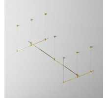 Основание двухуровневое на тросовых подвесах Hang для трековых светильников Maytoni Technical Flarity TFC-Flar-H07-BS