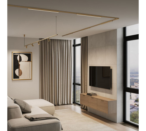 Шинопровод магнитный накладной Elektrostandard Brass Line 85227/00 4690389219085 a072146