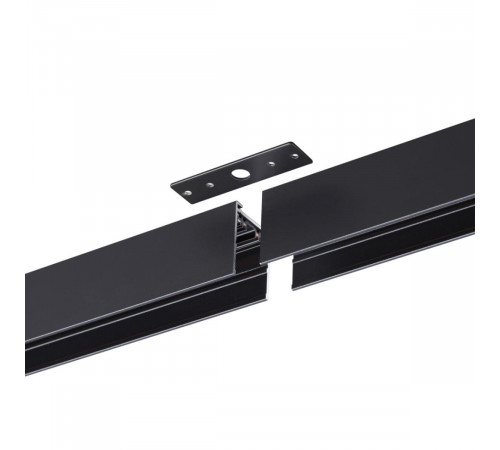 Шинопровод накладной/подвесной в комплекте заглушки 2шт, крышка и соединительная планка 1шт Novotech Port Vector 135301