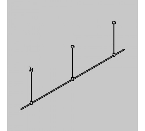 Основание на тросовых подвесах Hang для трековых светильников Maytoni Technical Flarity TFC-Flar-H03-BS