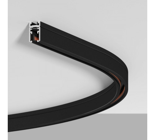 Шинопровод магнитный накладной  Arlight MAG-MICROCOSM-TRACK-1115-ARC-R900 (BK) (IP20 Металл) 043248(1)
