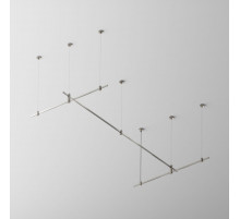 Основание двухуровневое на тросовых подвесах Hang для трековых светильников Maytoni Technical Flarity TFC-Flar-H07-PT