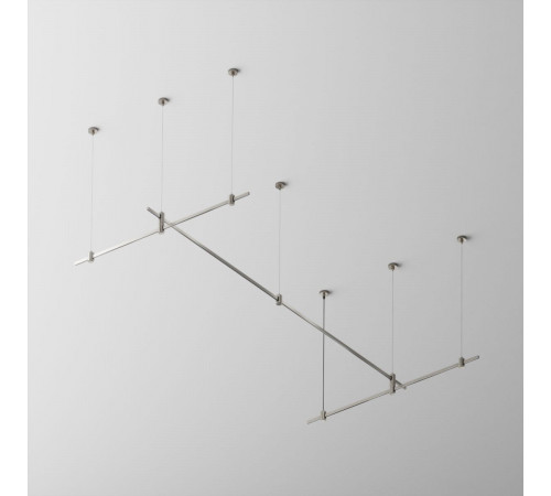 Основание двухуровневое на тросовых подвесах Hang для трековых светильников Maytoni Technical Flarity TFC-Flar-H07-PT