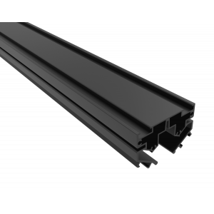 Встраиваемый магнитный шинопровод в натяжной ПВХ потолок Crystal Lux CLT 0.136 01 L2000 BL