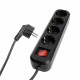 Удлинитель 4-местный с/з с выключателем Stekker Home HM03-41-03 50425