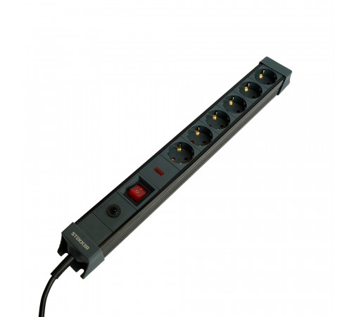 Сетевой фильтр 6-местный с/з Stekker Techno HM22-61-03 50160 Сетевой фильтр 6-местный с/з Stekker Techno HM22-61-03 50160