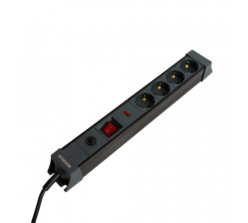 Сетевой фильтр 4-местный с/з Stekker Techno HM22-41-02 50156 Сетевой фильтр 4-местный с/з Stekker Techno HM22-41-02 50156