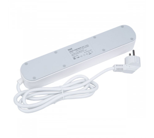 Умный сетевой фильтр Uniel UL-00011386 Wi-Fi. 1.8м Пвс 3х1.5. 4 гнезда. с-з. 2USB+Type-C 5В 3A 16A 3680Вт P-GCL4-1,8 A201/UC/WF WHITE