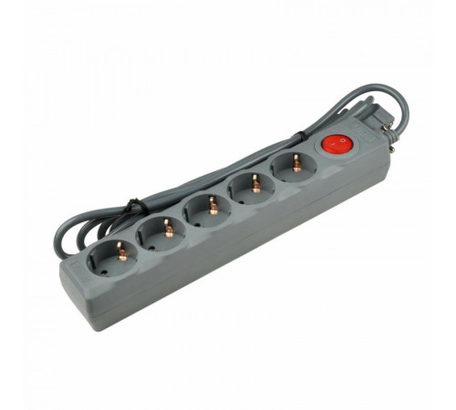 Cетевой фильтр (UL-00001746) Uniel 5гн х 3м с/з Universal S-GSU5-3 Grey