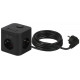 Сетевой фильтр ЭРА CUBE-3es-1,5m-4USB-B куб с заземлением с выключателем 3 розетки+4xUSBA+C 1,5м 16А черный Б0069074