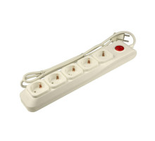 Cетевой фильтр (UL-00001754) Uniel 5гн х 3м с/з Lux S-GSL5-3 Ivory