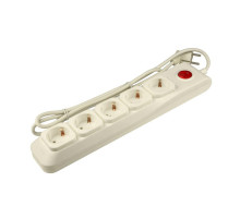 Cетевой фильтр (UL-00001754) Uniel 5гн х 3м с/з Lux S-GSL5-3 Ivory