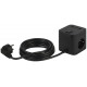 Сетевой фильтр ЭРА CUBE-3es-1,5m-4USB-B куб с заземлением с выключателем 3 розетки+4xUSBA+C 1,5м 16А черный Б0069074