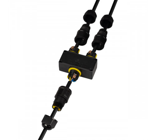 Коннектор Arlight NEO-GERM-3pin-Y-WTW (4-8mm) (IP68) 053435