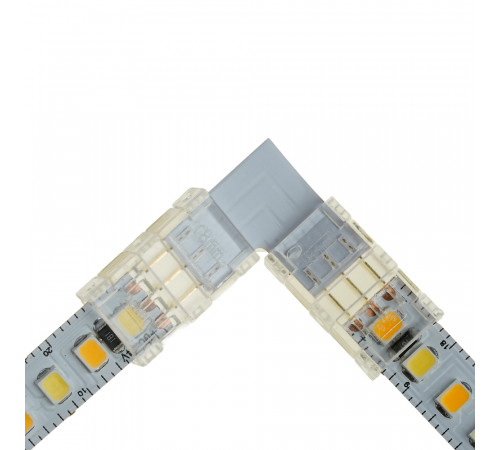 Соединитель угловой 10мм для CCT SMD ленты шириной 8 мм Feron LD172 52003