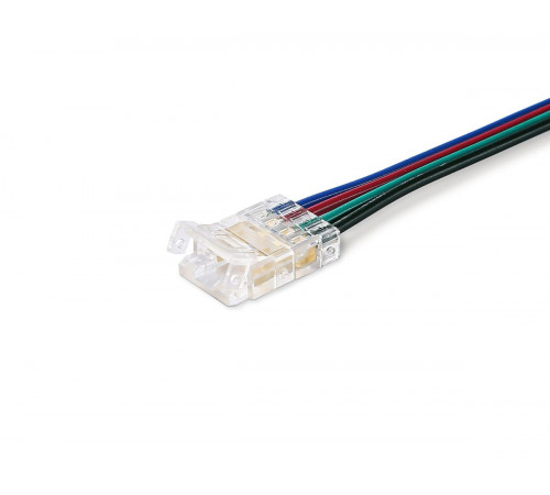 Соединитель гибкий односторонний COB RGB 12/24V для лент 10mm (4 конт.) (5шт. в комплекте) GS7411