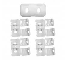 Комплект (5шт) коннекторов для прямого соединен. светод. ленты НЕОН COB 220В, арт.17-51/52/53 Apeyron 09-145