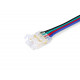Соединитель гибкий двухсторонний Ambrella Light Illumination COB RGB 12/24V для лент 10mm (4 конт.) (5шт. в комплекте) GS7921