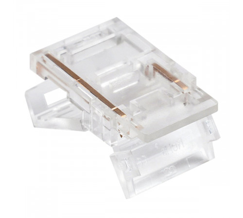 Коннектор прокалывающий тип L, T, 2 pin, для одноцветной LED ленты 10 мм, тип SMD, COB Apeyron 09-165