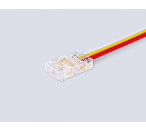 Соединитель гибкий односторонний Ambrella Light Illumination COB CCT 12/24V для лент 8mm (3 конт.) (5шт. в комплекте) GS7406