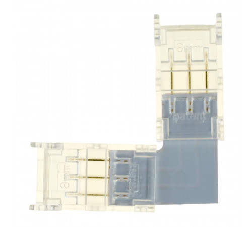 Соединитель угловой 10мм для CCT SMD ленты шириной 8 мм Feron LD172 52003