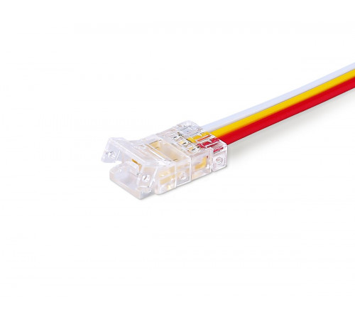 Соединитель гибкий односторонний Ambrella Light Illumination COB CCT 12/24V для лент 8mm (3 конт.) (5шт. в комплекте) GS7406